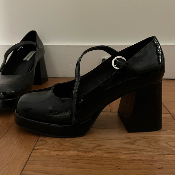 Steve Madden mary Jane block heels size 8 - Picture 6 of 6